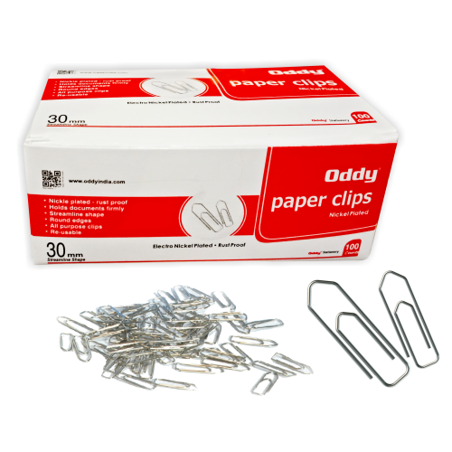 Oddy Nickel Plated Paper Clips Oddy