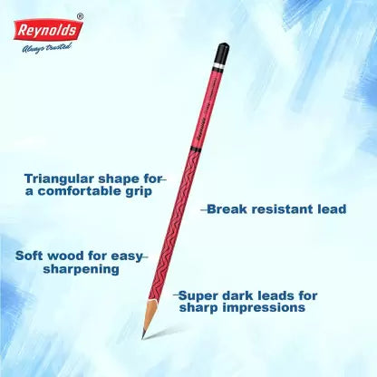 Reynolds Trizy Super Dark Pencil - Bbag | India’s Best Online Stationery Store