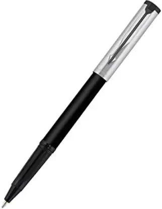 Parker Beta Premium Silver With Stainless Steel Trim Ball Pen - Bbag | India’s Best Online Stationery Store