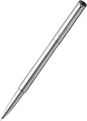 Parker Vector Stainless Steel With Steel Trim Roller Ball Pen - Bbag | India’s Best Online Stationery Store