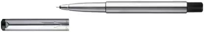 Parker Vector Stainless Steel With Steel Trim Roller Ball Pen - Bbag | India’s Best Online Stationery Store