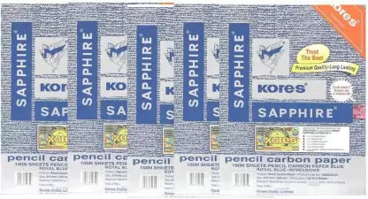 Kores Pencil Carbon Sapphire Sheets - Bbag | India’s Best Online Stationery Store