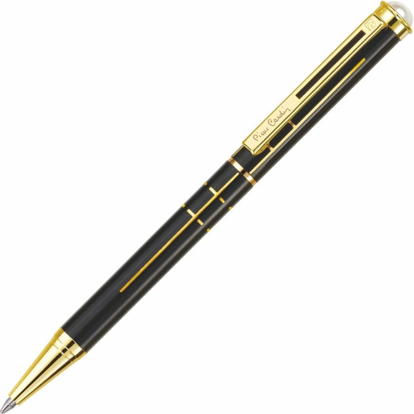 Pierre Cardin Pearl Black & Gold Ball Pen