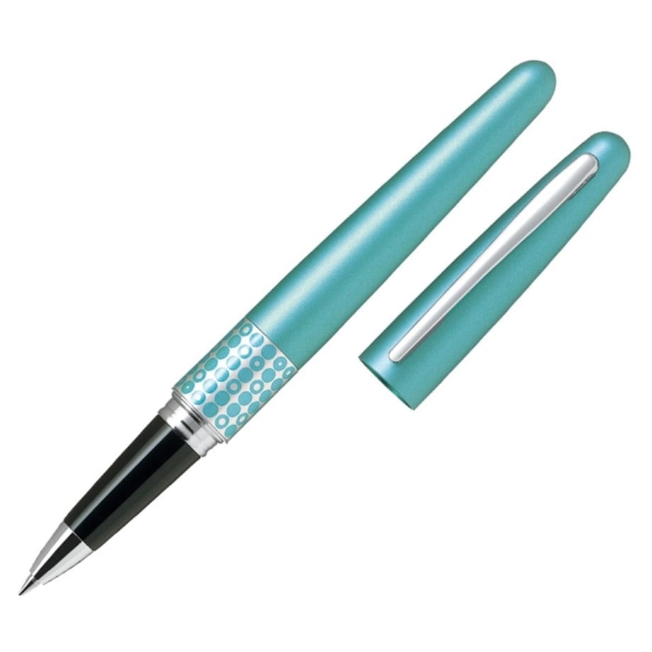 Pilot MR3 Rollerball Pen Retro Pop Metallic Light Blue