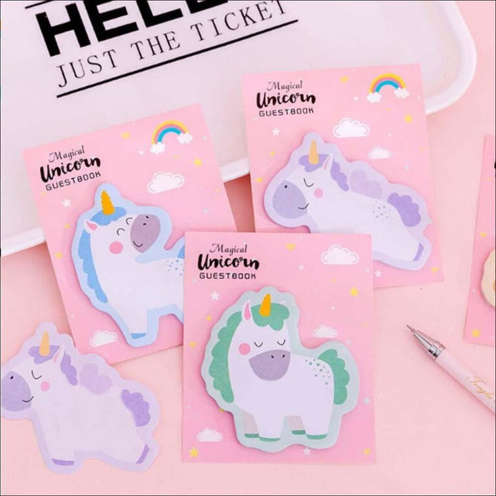 Cute Unicorn Sticky Notes