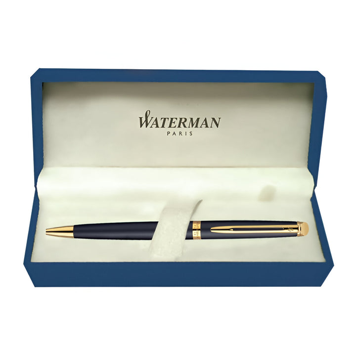 Waterman Hemisphere Matte SS Black CT Ball Pen