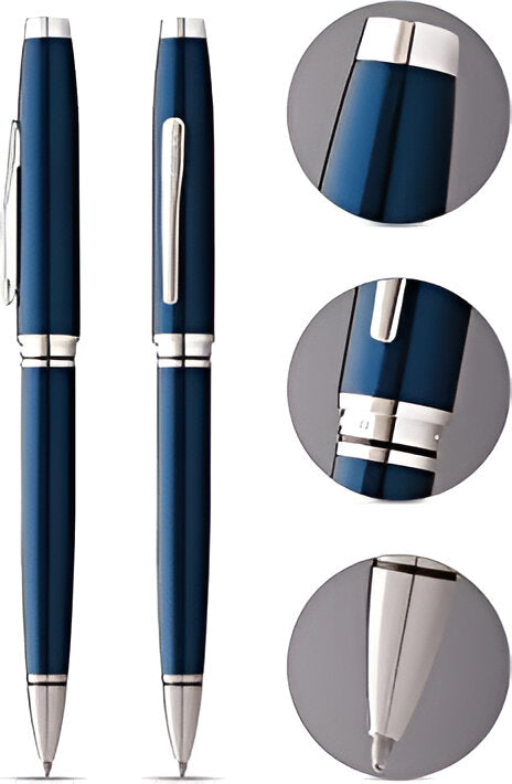 Cross Coventry Blue Lacquer Ballpoint Pen, AT0662-9