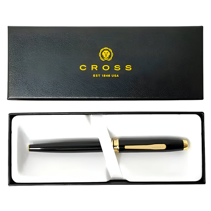 Cross Coventry Classic Black Lacquer GT Roller Ball Pen AT0665-11