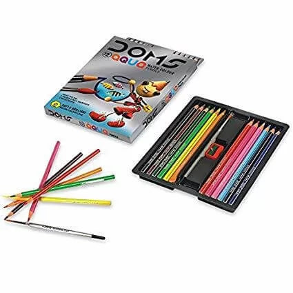 DOMS Aqua Water Soluble Colour Pencils - Bbag | India’s Best Online Stationery Store