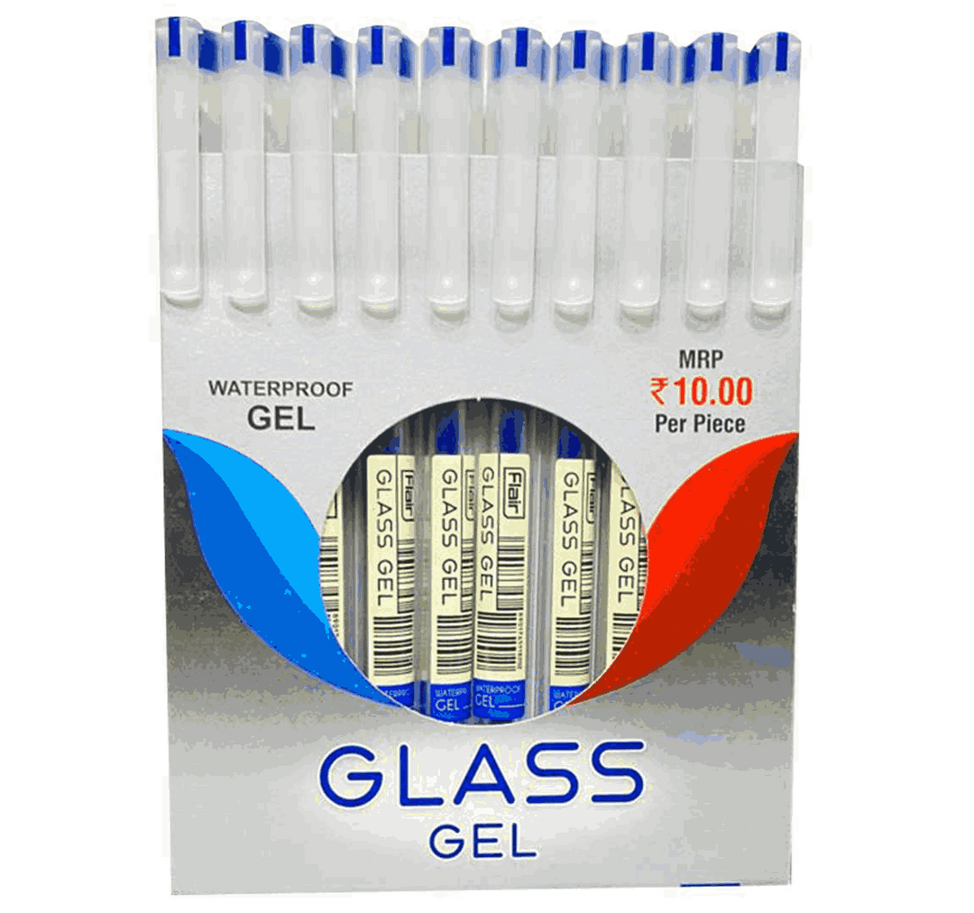 10 Pieces of Flair Glass Gel Pen. 