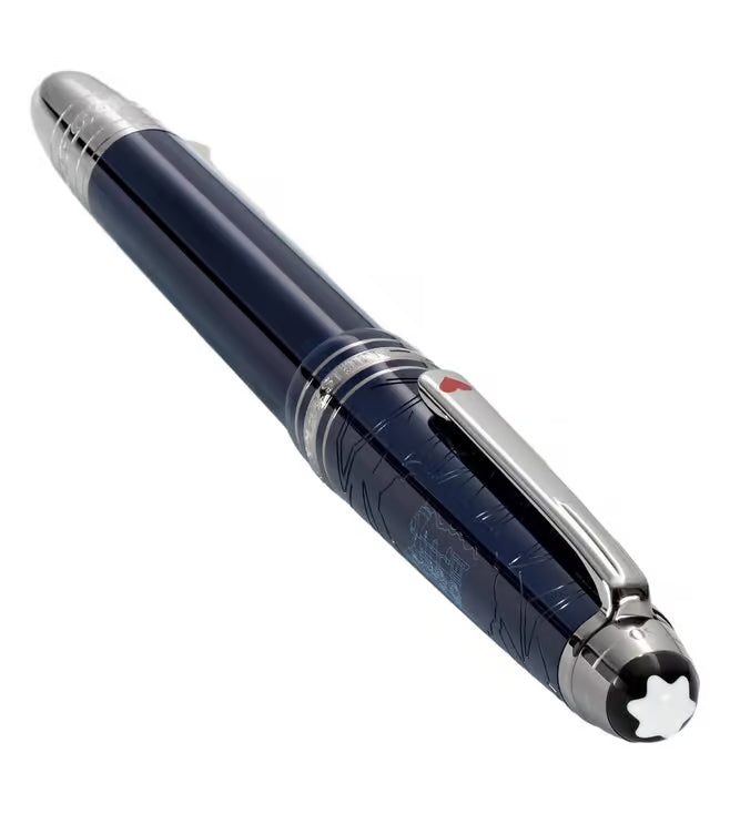 Meisterstuck Around the World in 80 Days Classique Rollerball Blue Bbag | India’s Best Online Stationery Store