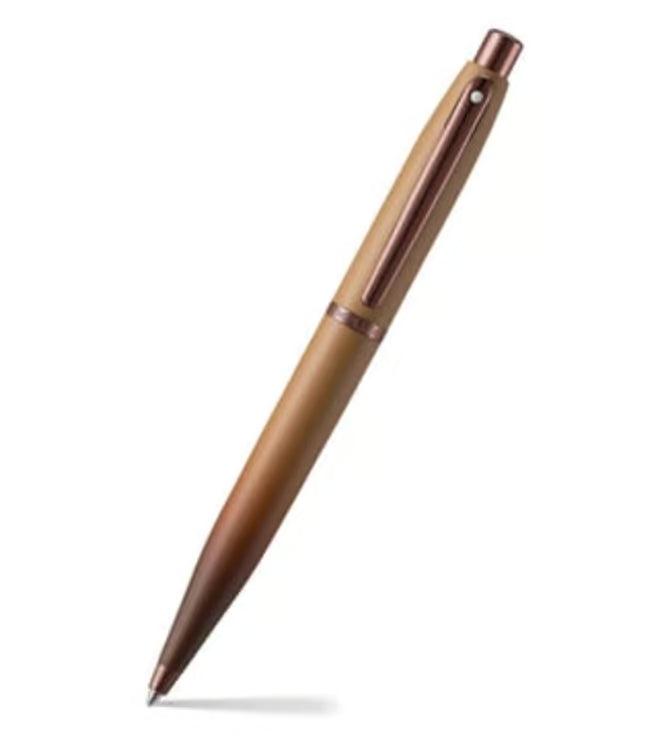 Sheaffer Matt Brown VFM 9428 Coffee Edition Ballpoint Pen with Regal Brown PVD Trims