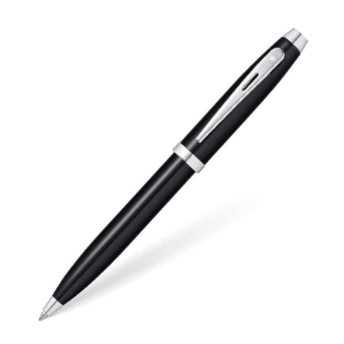 Sheaffer Gift Set 9338 Glossy Black CT Ballpoint Pen + Business Card Holder / bbag indias best online store