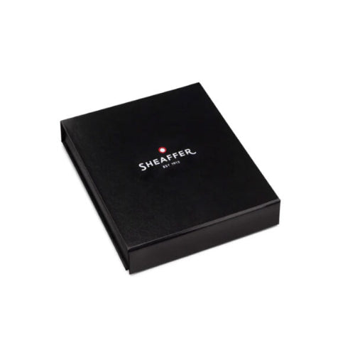Sheaffer Gift Set 9338 Glossy Black CT Ballpoint Pen + Business Card Holder / bbag indias best online store