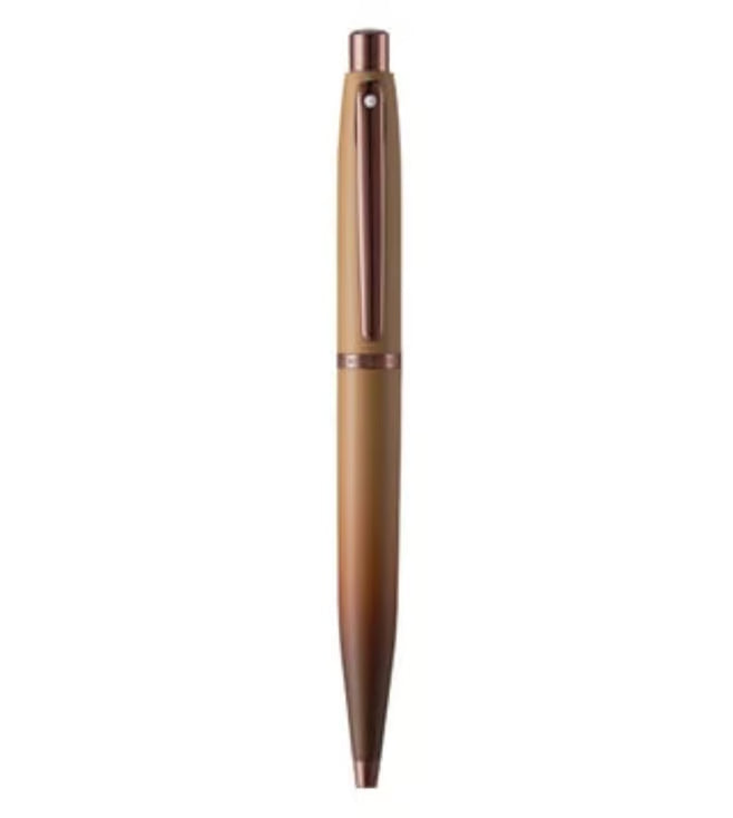 Sheaffer Matt Brown VFM 9428 Coffee Edition Ballpoint Pen with Regal Brown PVD Trims