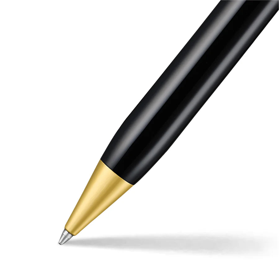 Sheaffer Legacy  Ballpoint Pen Black Chrome Gold Trim Bbag | India’s Best Online Stationery Store