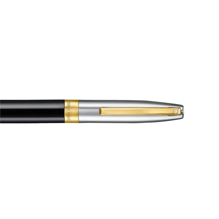 Sheaffer Legacy  Ballpoint Pen Black Chrome Gold Trim Bbag | India’s Best Online Stationery Store