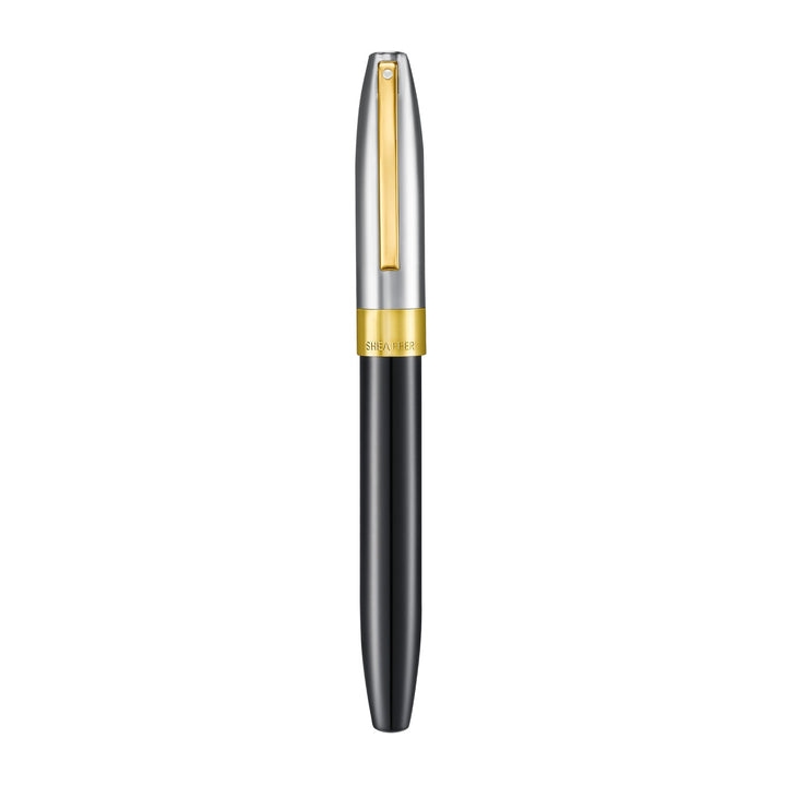 Sheaffer Legacy 9065 Fountain Pen Black Chrome Gold Trim Bbag | India’s Best Online Stationery Store
