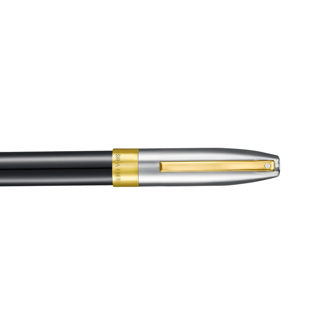 Sheaffer Legacy 9065 Fountain Pen Black Chrome Gold Trim Bbag | India’s Best Online Stationery Store