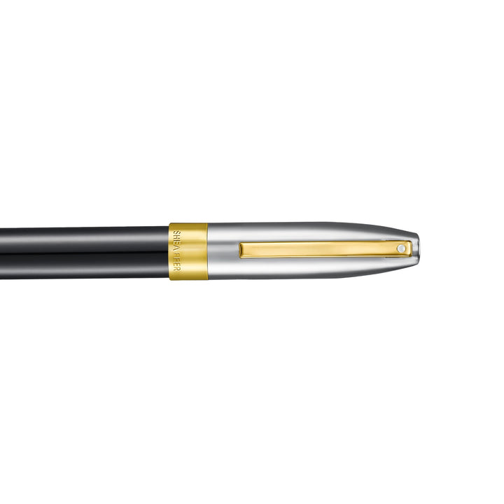 Sheaffer Legacy 9065 Fountain Pen Black Chrome Gold Trim Bbag | India’s Best Online Stationery Store