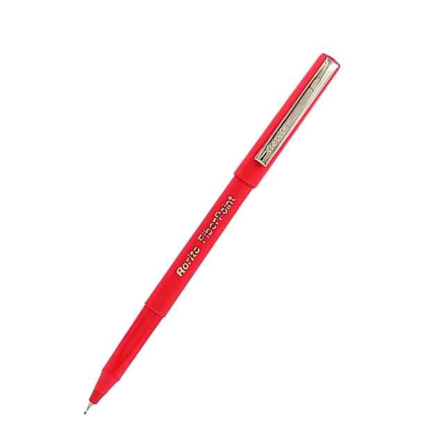 Red Rorito Fiber Point Ball Pen
