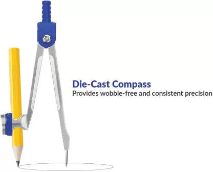 Classmate Victor Geometry Box with die cast compass 