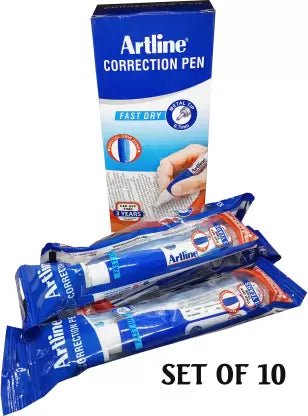 Set of 10 Pcs of Artline Correction pen.