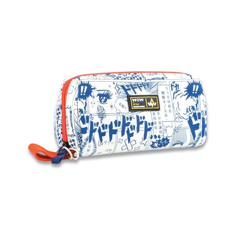 WOW Anime Print Pencil Pouch Dual Zipper Stationery Organizer Bbag | India’s Best Online Stationery Store