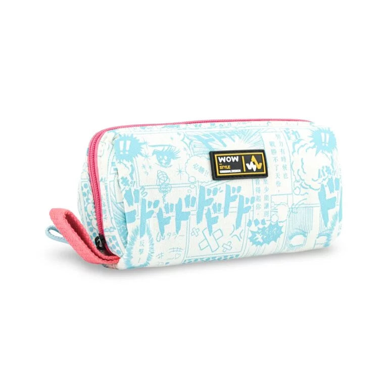WOW Anime Print Pencil Pouch Dual Zipper Stationery Organizer Bbag | India’s Best Online Stationery Store