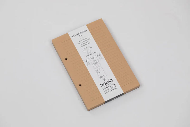 Numic WSJ 2.0 A5 Memo Notepads – Kraft, Orange, Purple & Pink | 100 Grid Pages | 75/80 GSM