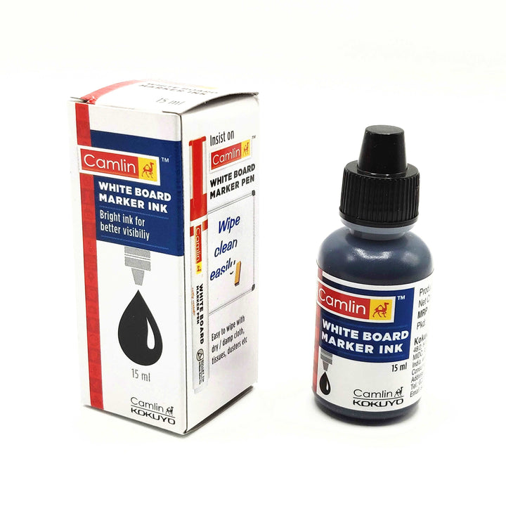 A Pack of 15 ml of Black Camlin White Board Marker Ink
