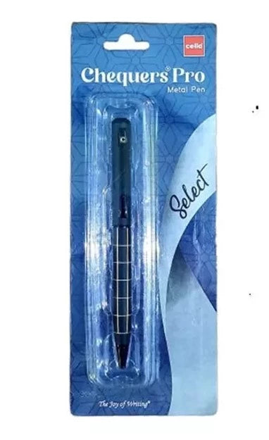 Cello Chequers Pro Metal Pen - Bbag | India’s Best Online Stationery Store