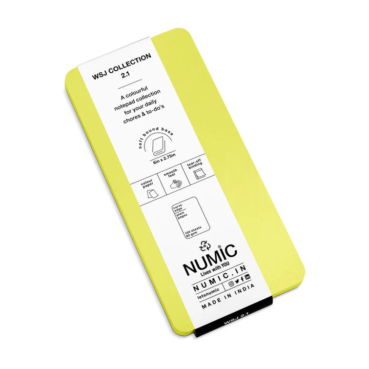 Numic W.S.J. 2.1 Mobile Notepad Collection – Pocket Size Memo Pad (9 Color Variants)